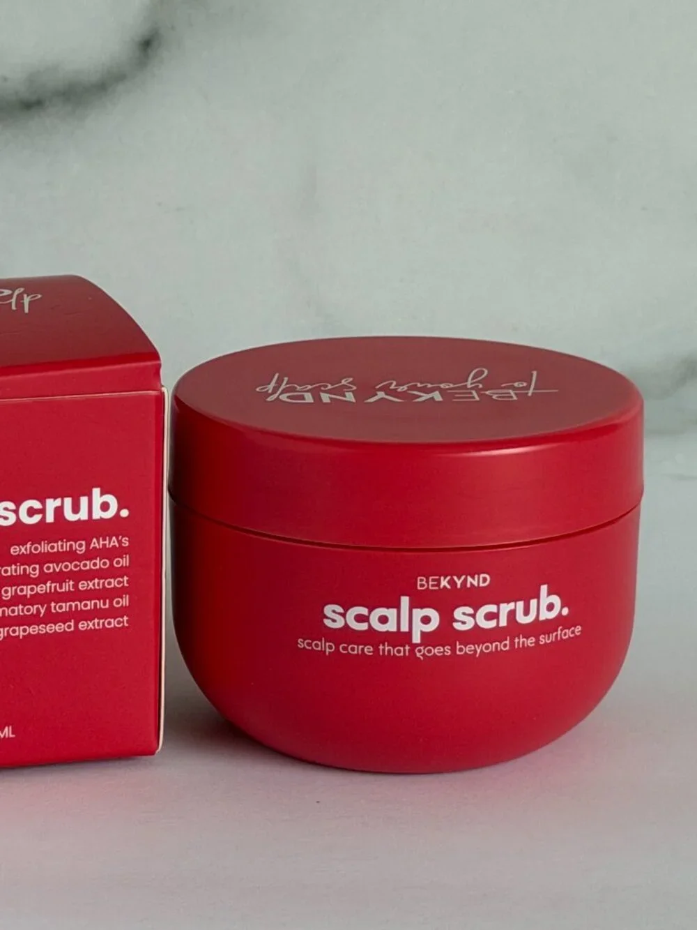 BEKYND Scalp Scrub 6.7 oz / 200ml Exfoliating AHA Scalp Treatment Vegan Hair Car